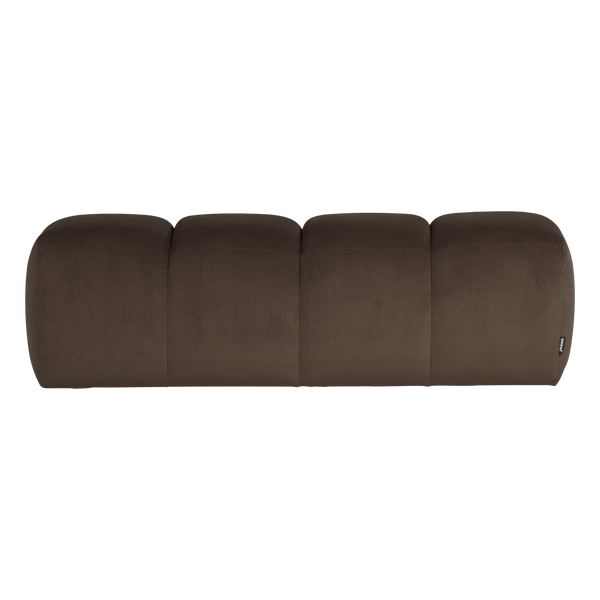 Mojo eetbank 164 cm velvet bruin