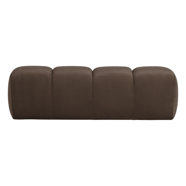 Mojo eetbank 164 cm velvet bruin