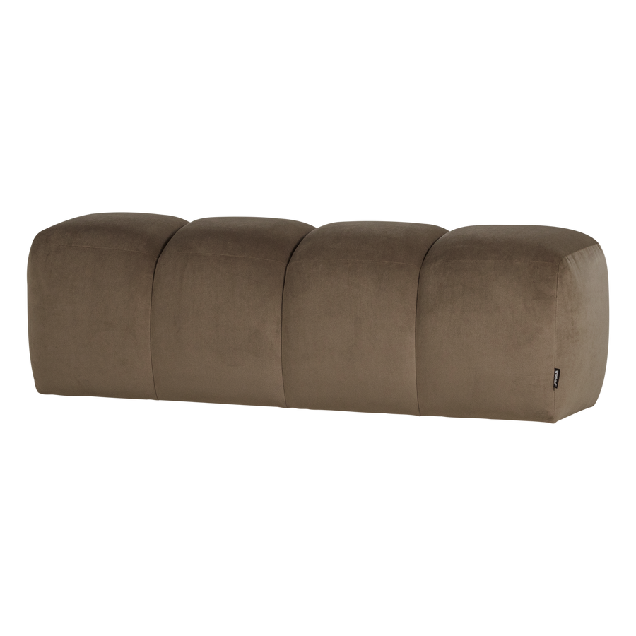 Mojo eetbank 164 cm velvet taupe