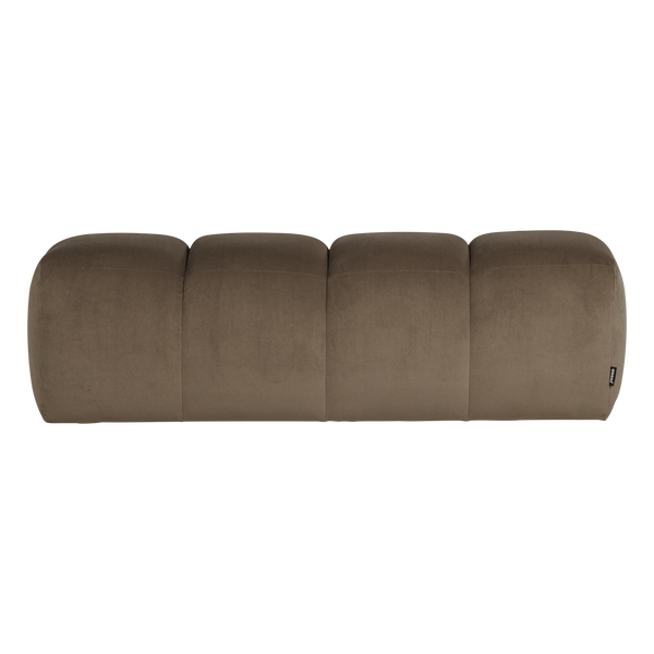Mojo eetbank 164 cm velvet taupe