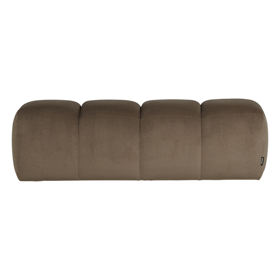 Mojo eetbank 164 cm velvet taupe