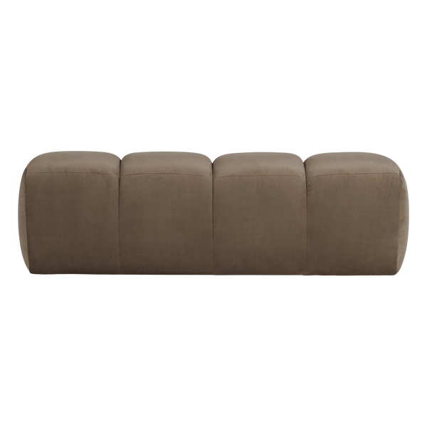 Mojo eetbank 164 cm velvet taupe