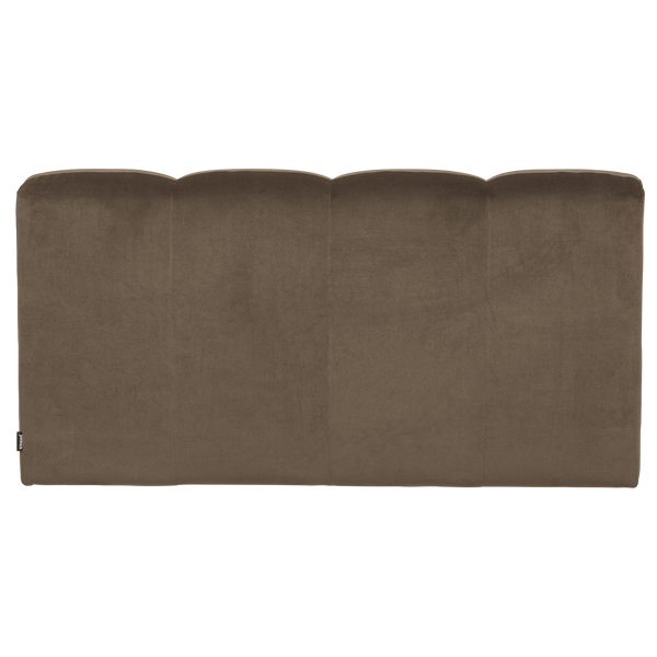 Mojo eetbank 164 cm met rugleuning velvet taupe