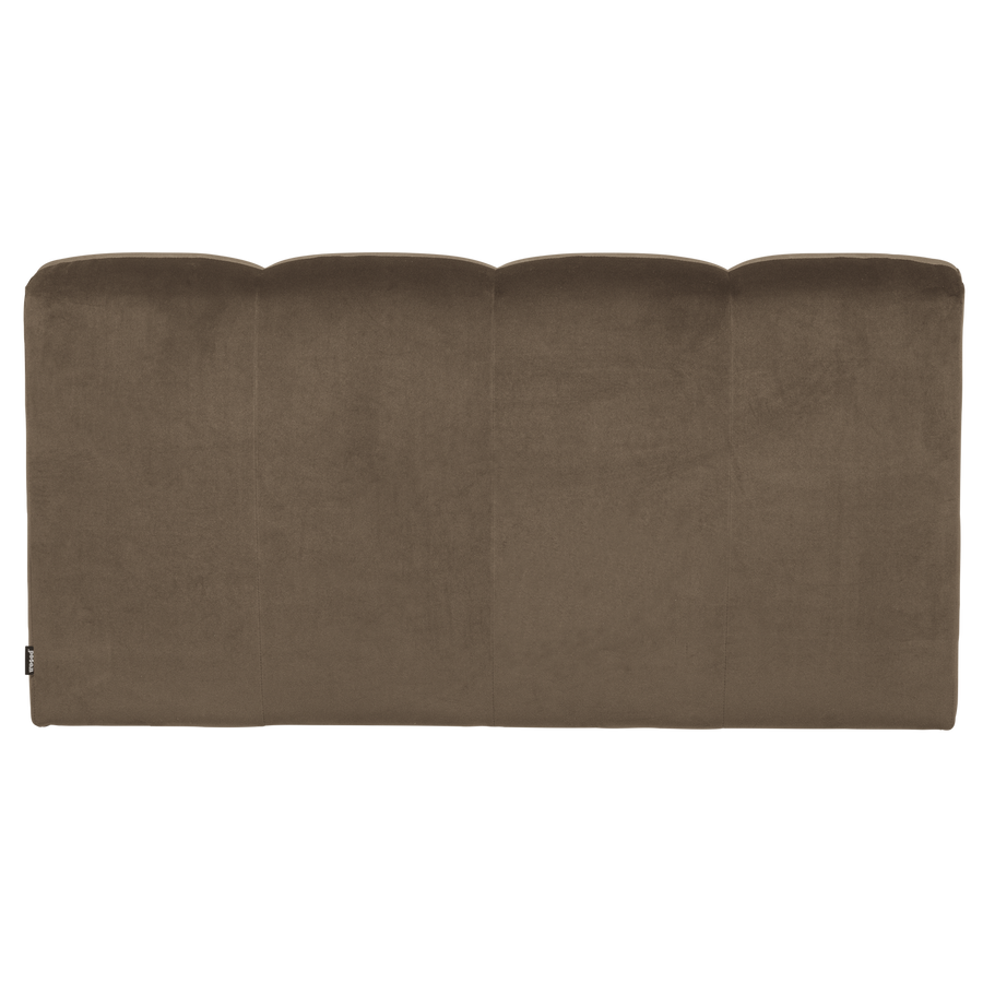 Mojo eetbank 164 cm met rugleuning velvet taupe