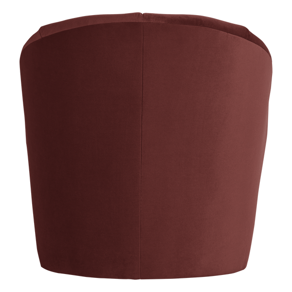 Mojo draaifauteuil velvet kastanjebruin