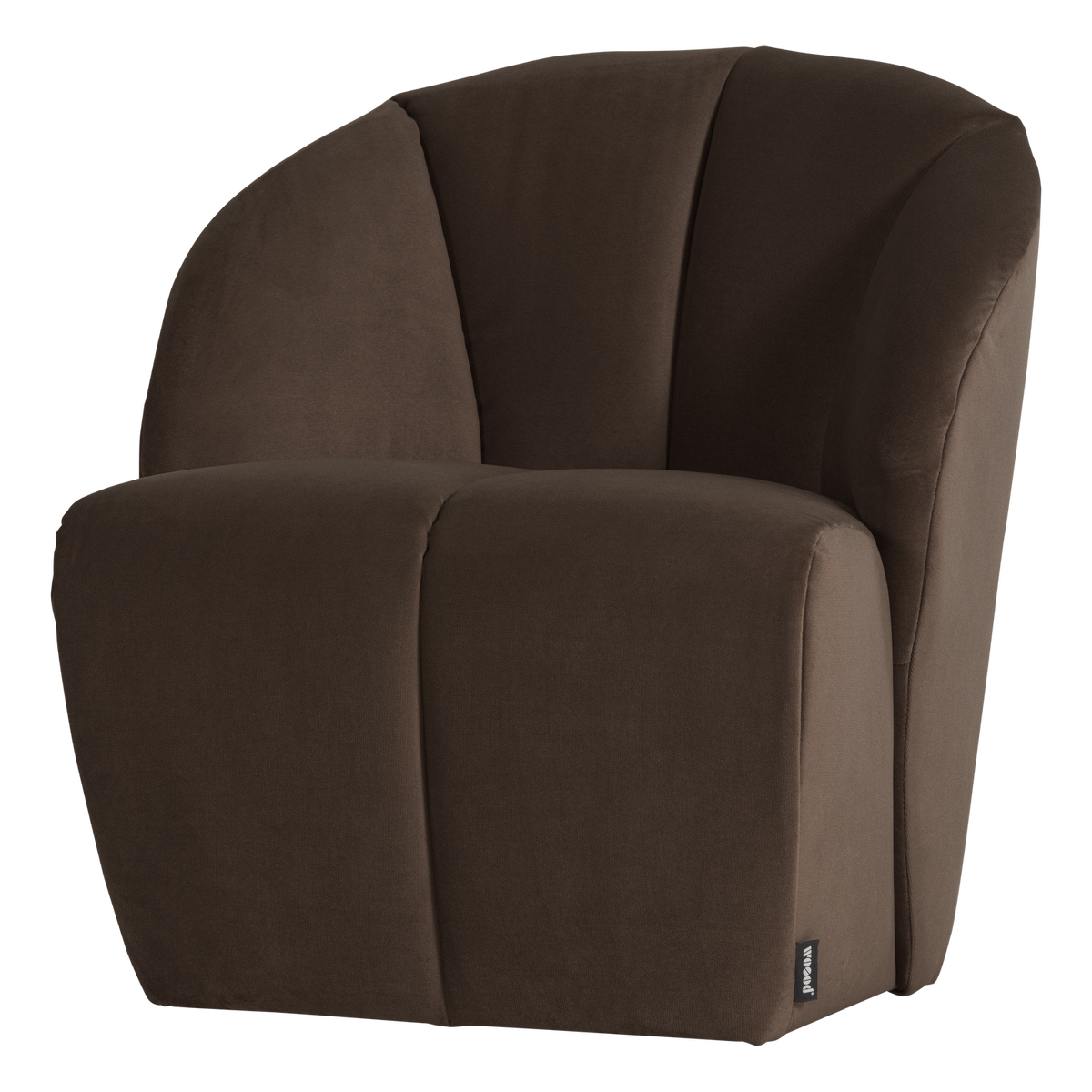Mojo draaifauteuil velvet bruin