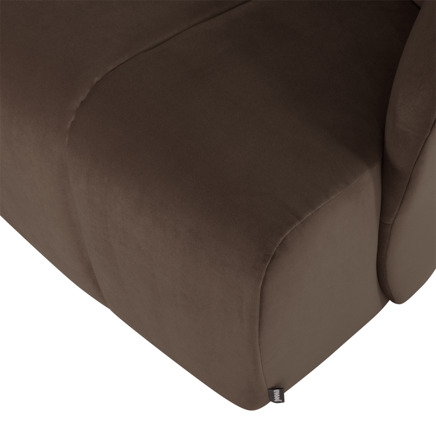 Mojo draaifauteuil velvet bruin