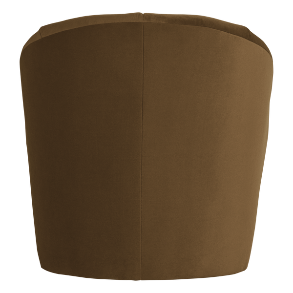 Mojo draaifauteuil velvet honinggeel