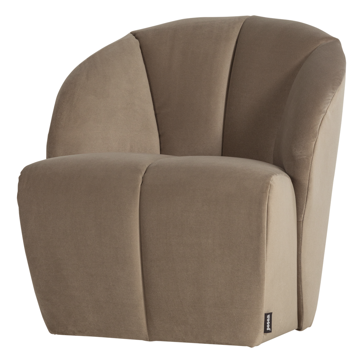 Mojo draaifauteuil velvet khaki