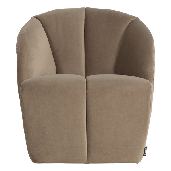 Mojo draaifauteuil velvet khaki