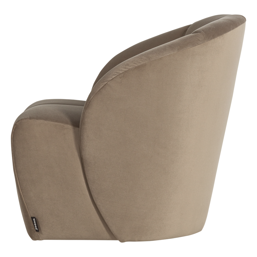 Mojo draaifauteuil velvet khaki