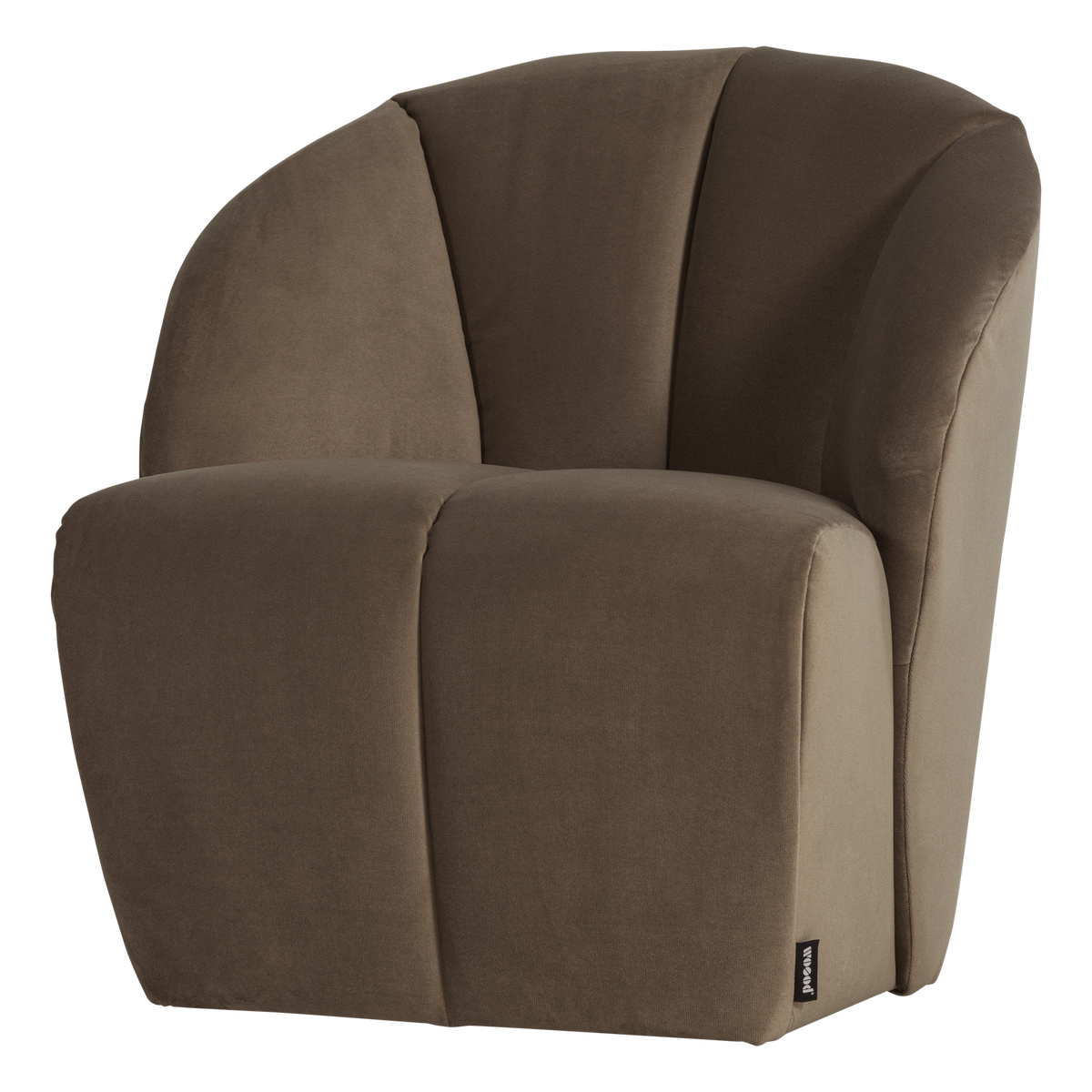 Mojo draaifauteuil velvet taupe