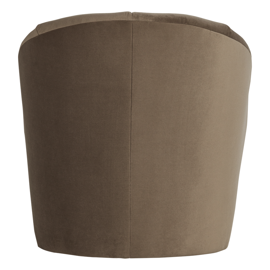 Mojo draaifauteuil velvet taupe