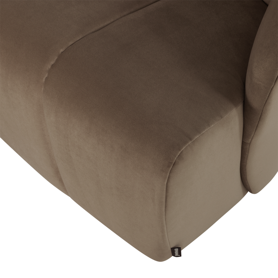 Mojo draaifauteuil velvet taupe