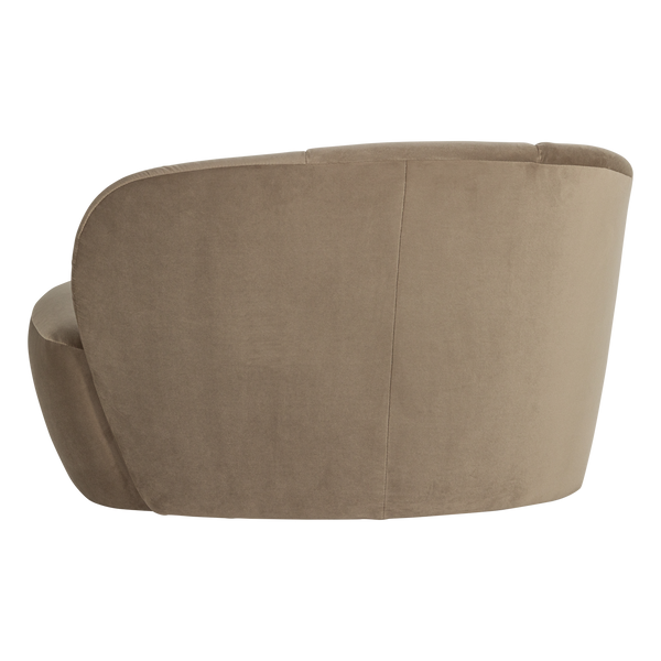 Mojo 2-zits bankje links velvet khaki