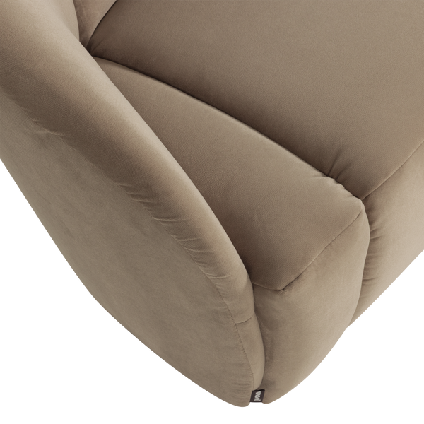 Mojo 2-zits bankje links velvet khaki