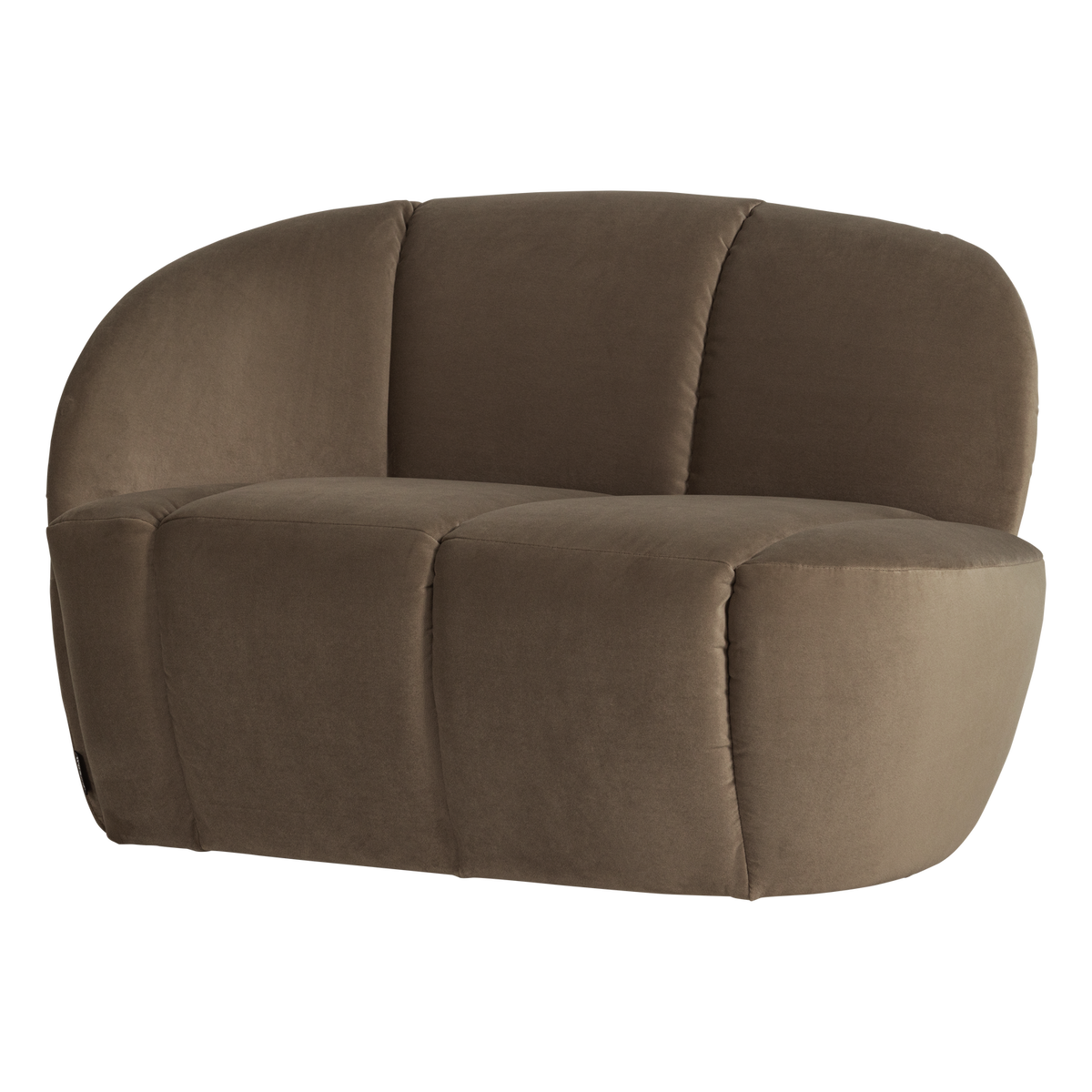 Mojo 2-zits bankje links velvet taupe