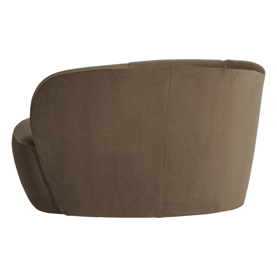 Mojo 2-zits bankje links velvet taupe