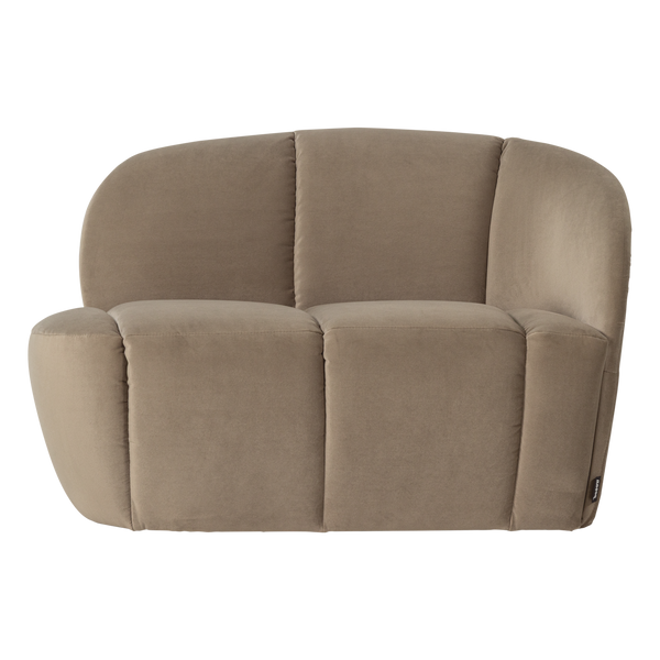 Mojo 2-zits bankje rechts velvet khaki