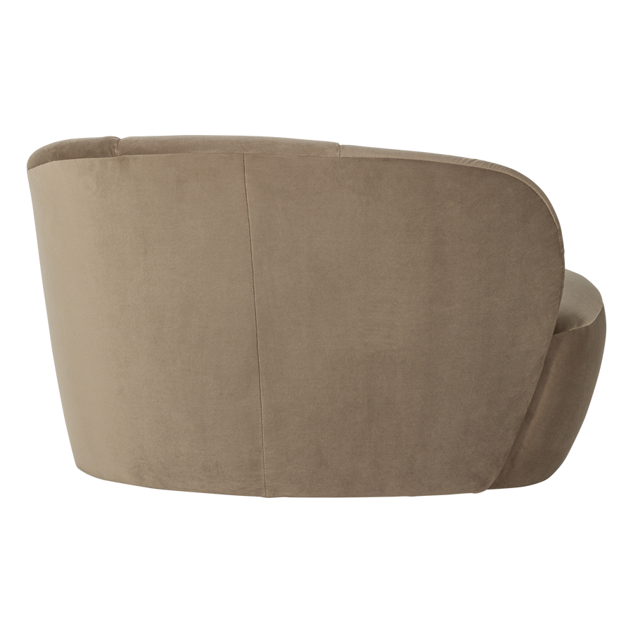 Mojo 2-zits bankje rechts velvet khaki