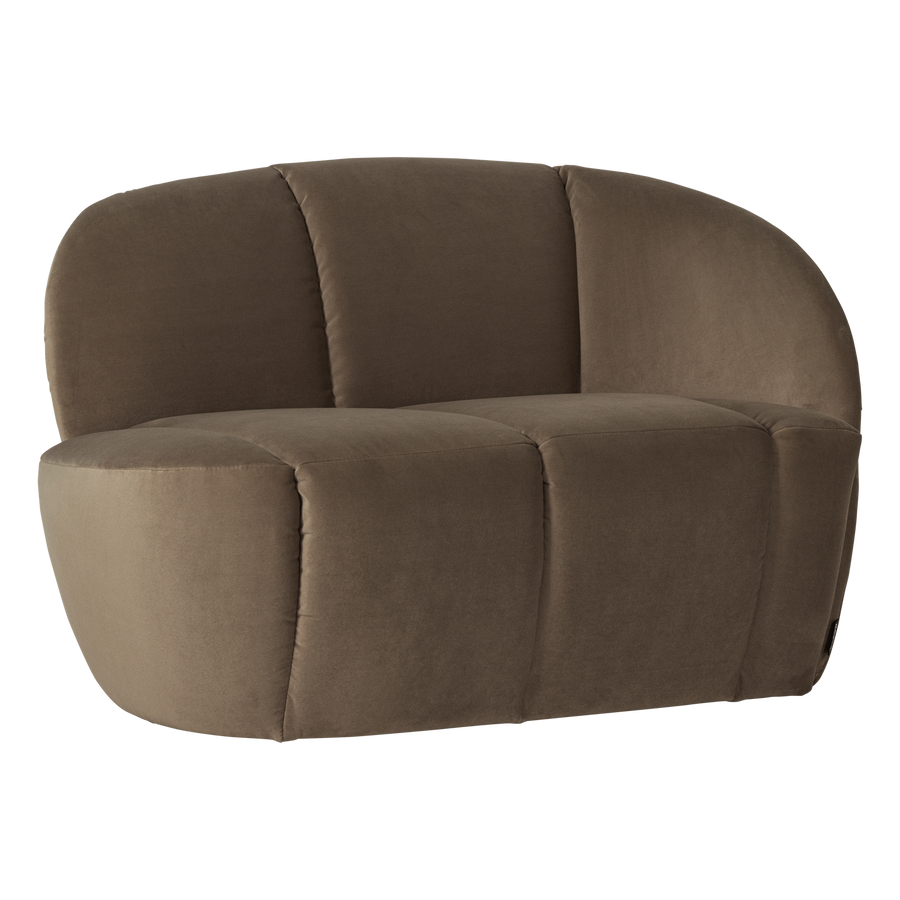 Mojo 2-zits bankje rechts velvet taupe