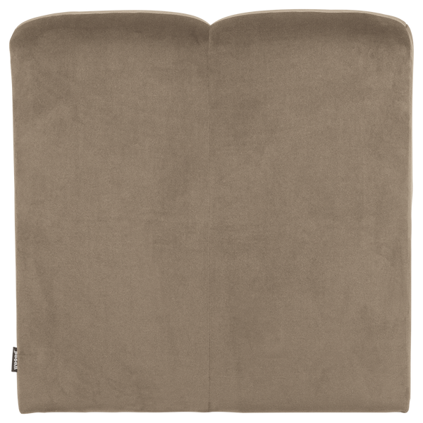 Mojo eetbank 84 cm met rugleuning velvet khaki