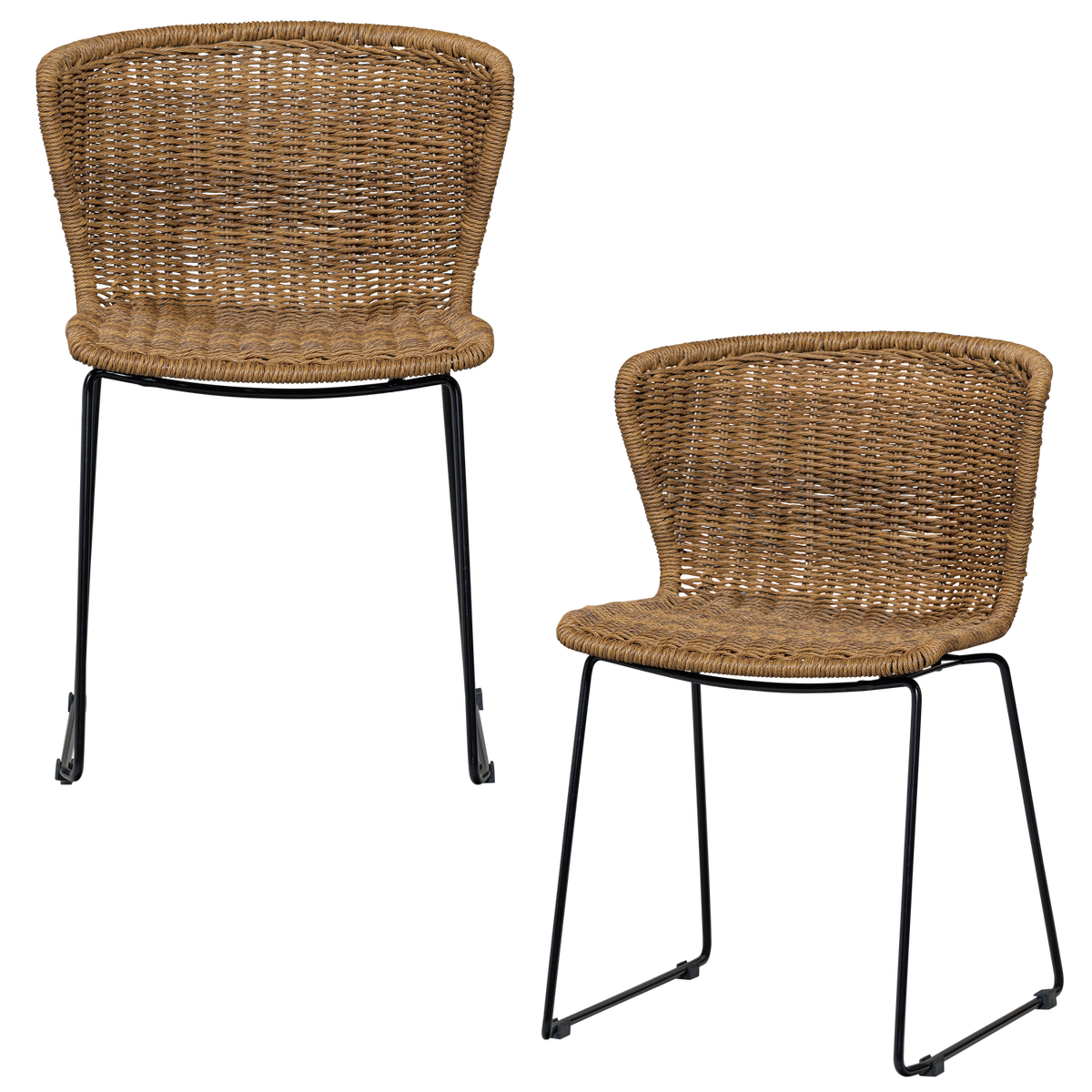 Wings tuinstoel touw naturel - set van 2