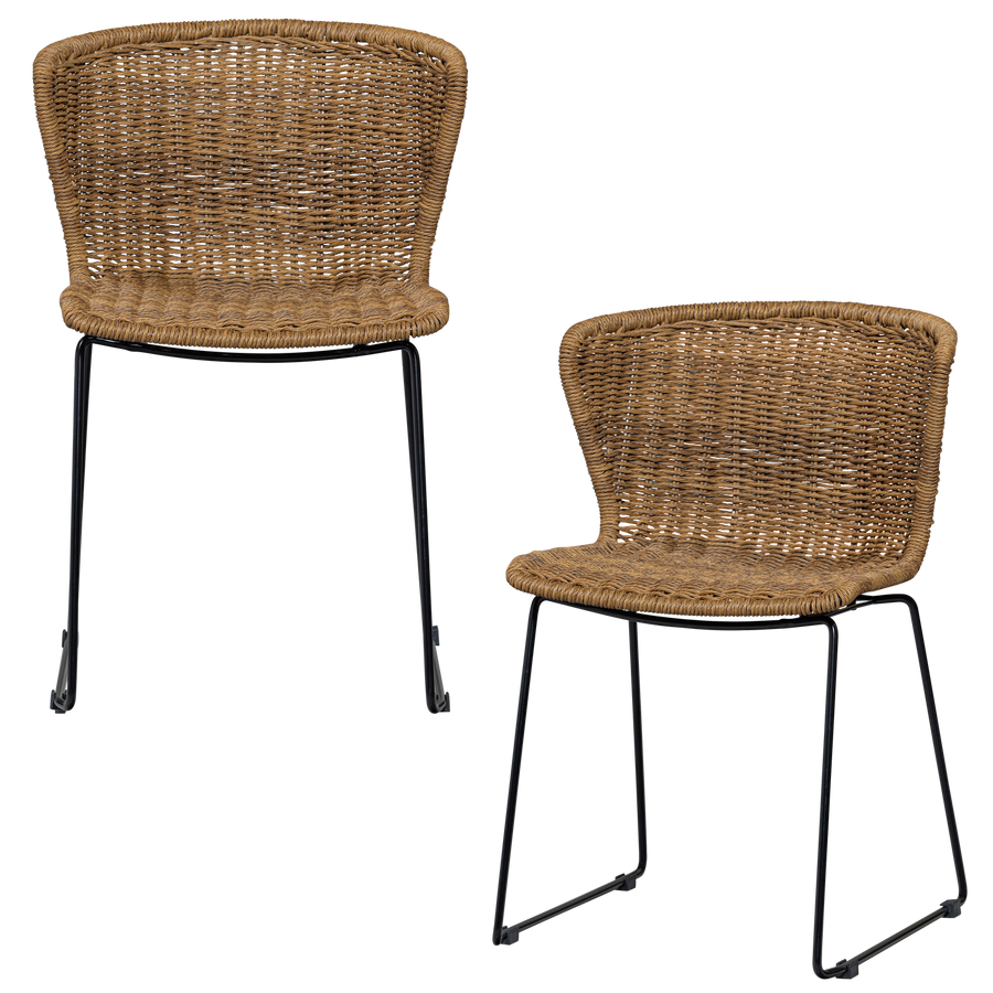 Wings tuinstoel touw naturel - set van 2