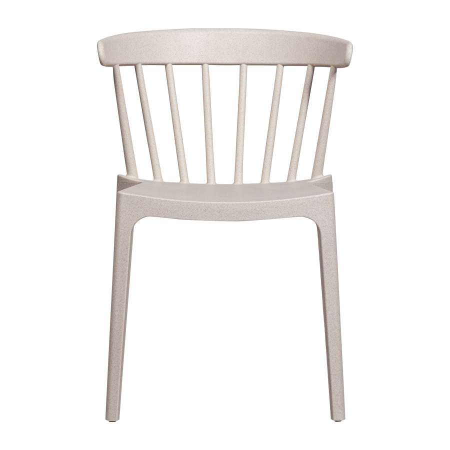 BLISS TUINSTOEL MET SPIJLEN OFF WHITE MELANGE