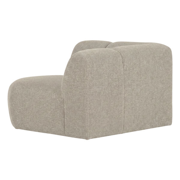 Mojo hoekelement recht boucle beige melange
