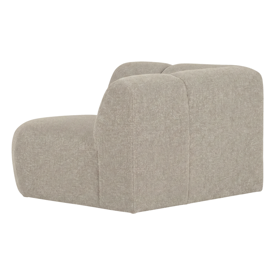Mojo hoekelement recht boucle beige melange