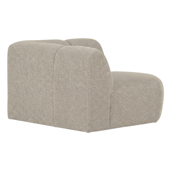 Mojo hoekelement recht boucle beige melange