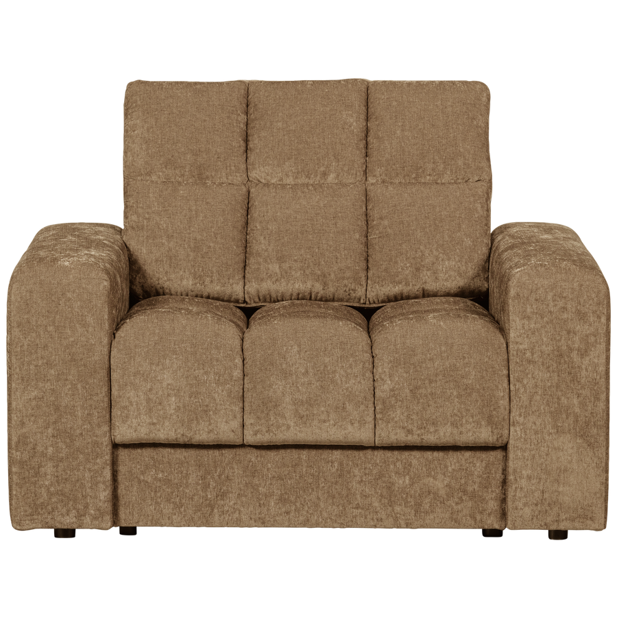 SECOND DATE FAUTEUIL VELVET ZAND