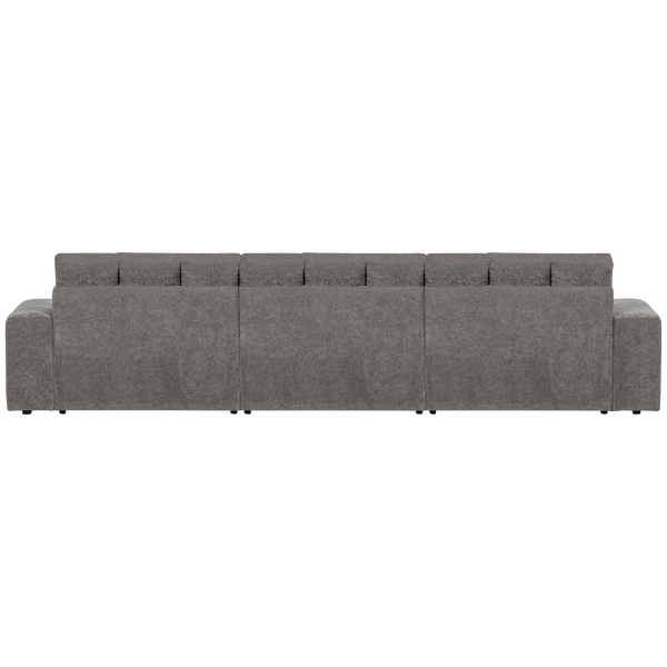 Second date 3-zits zitbank velvet grijs