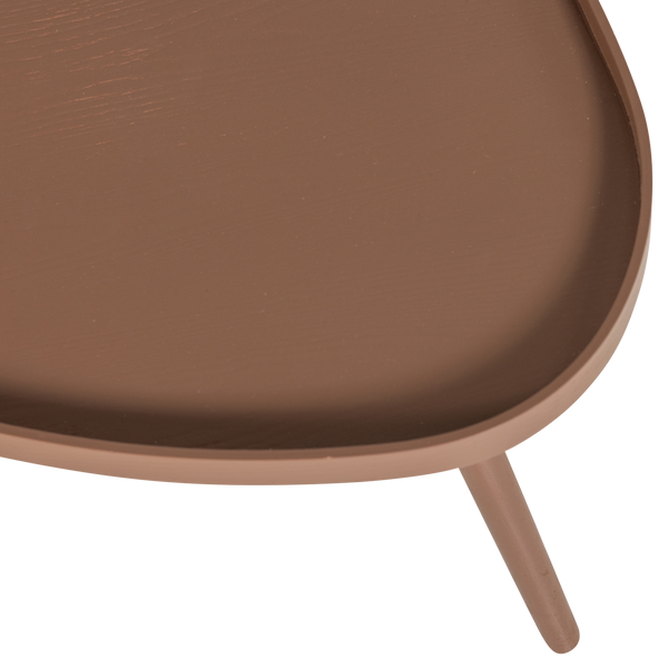 Mae bijzettafel organisch mdf/grenen oudroze
