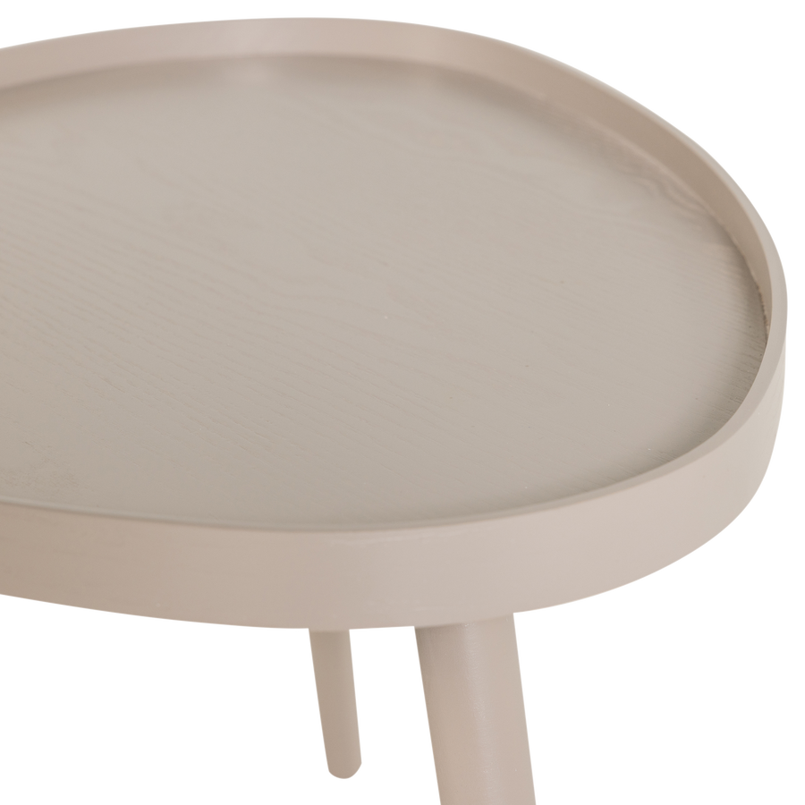 Mae bijzettafel organisch mdf/grenen zand