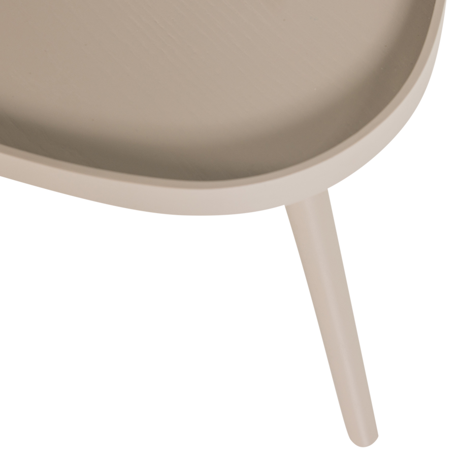 Mae bijzettafel organisch mdf/grenen zand