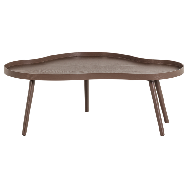 Mae bijzettafel organisch langwerpig mdf/grenen bruin