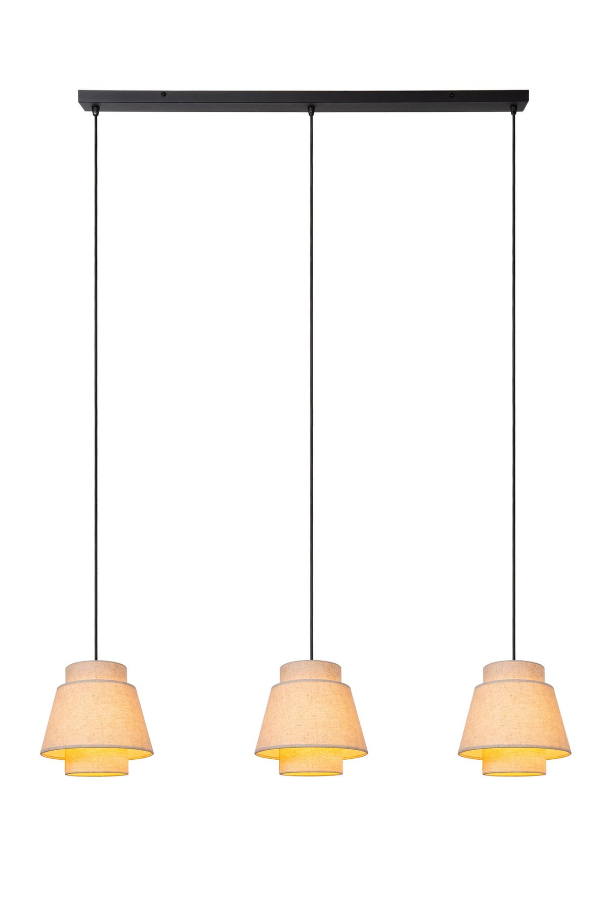 Lucide TRIBUTE hanglamp 3 × E27, crème