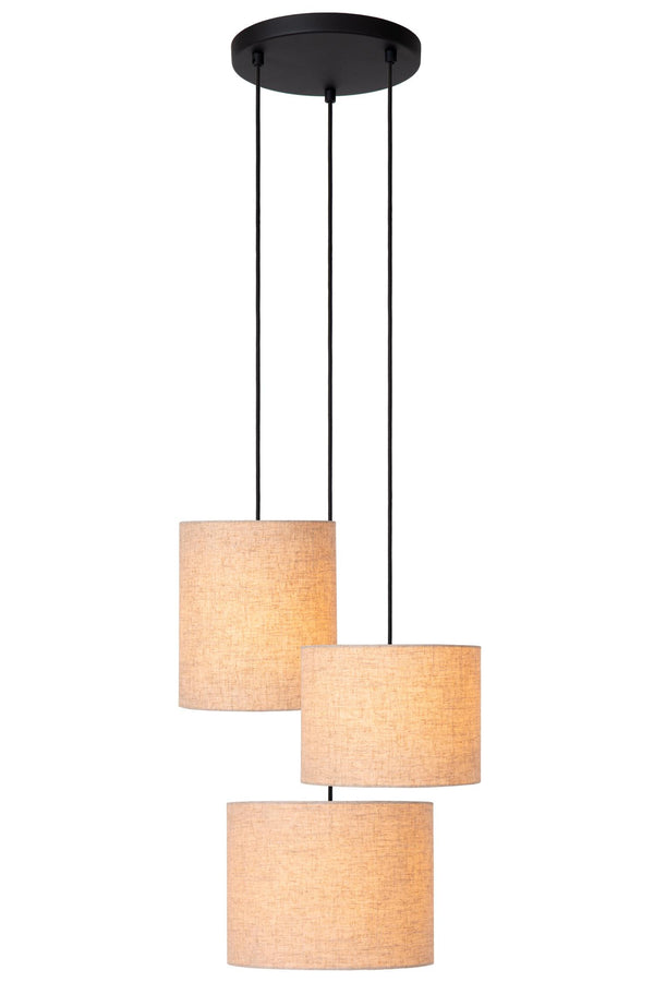 Lucide MAYA hanglamp Ø 46 cm, 3 × E27, crème