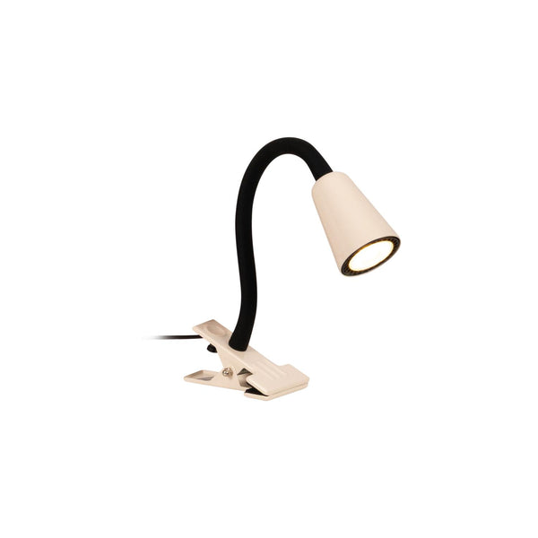 Lucide JASPER klemlamp GU10, crème