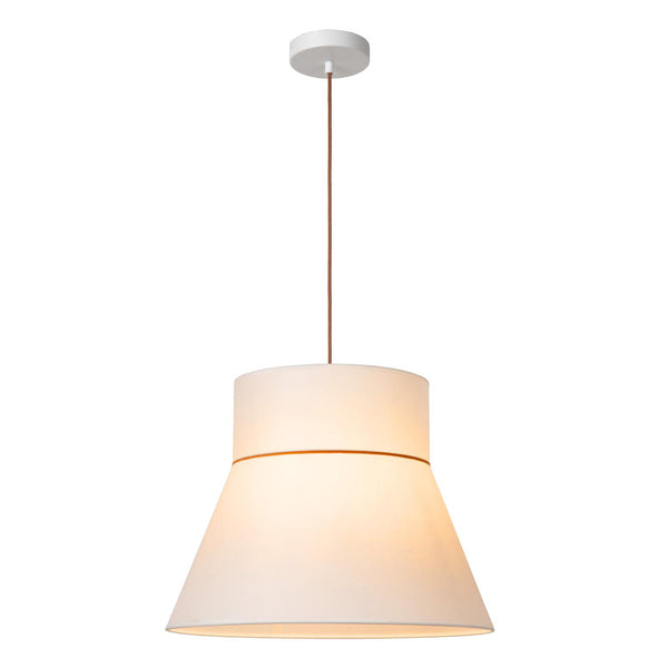 Lucide SCARLET hanglamp E27, crème