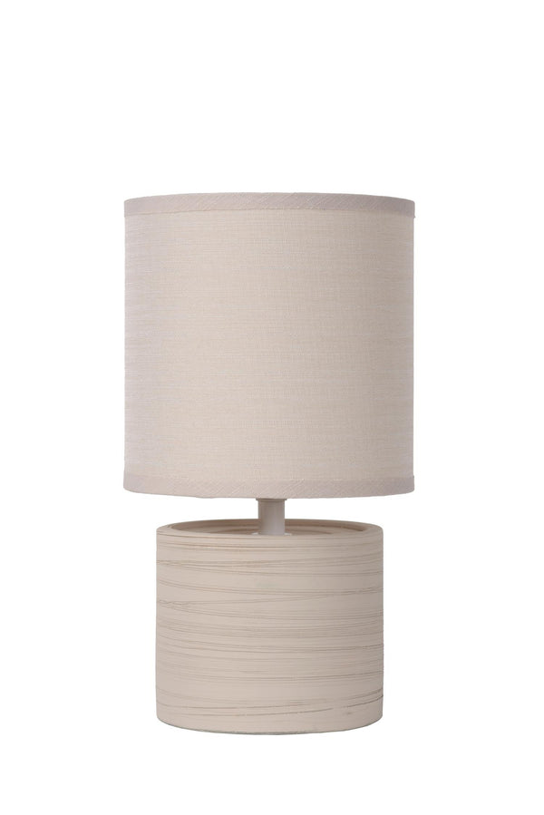Lucide GREASBY tafellamp Ø 14 cm, E14, crème