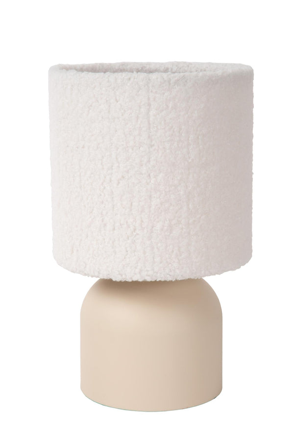 Lucide WOOLLY tafellamp Ø 16 cm, E14, crème