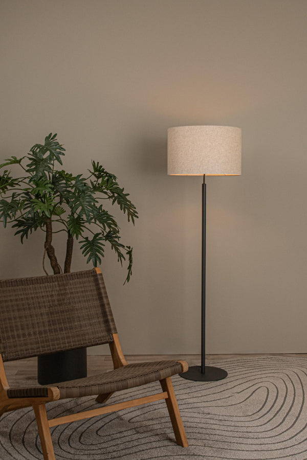 Lucide MAYA vloerlamp Ø 45 cm, E27, crème