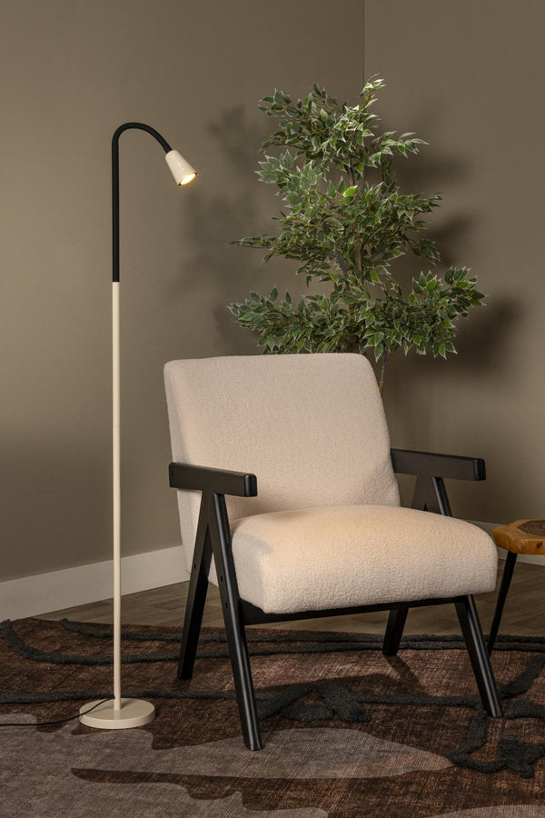 Lucide JASPER leesvloerlamp GU10, crème