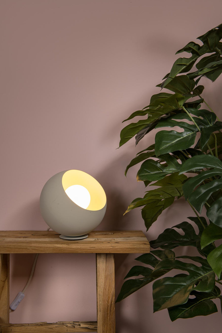 Lucide DOREDOS tafellamp Ø 20 cm, E27, crème