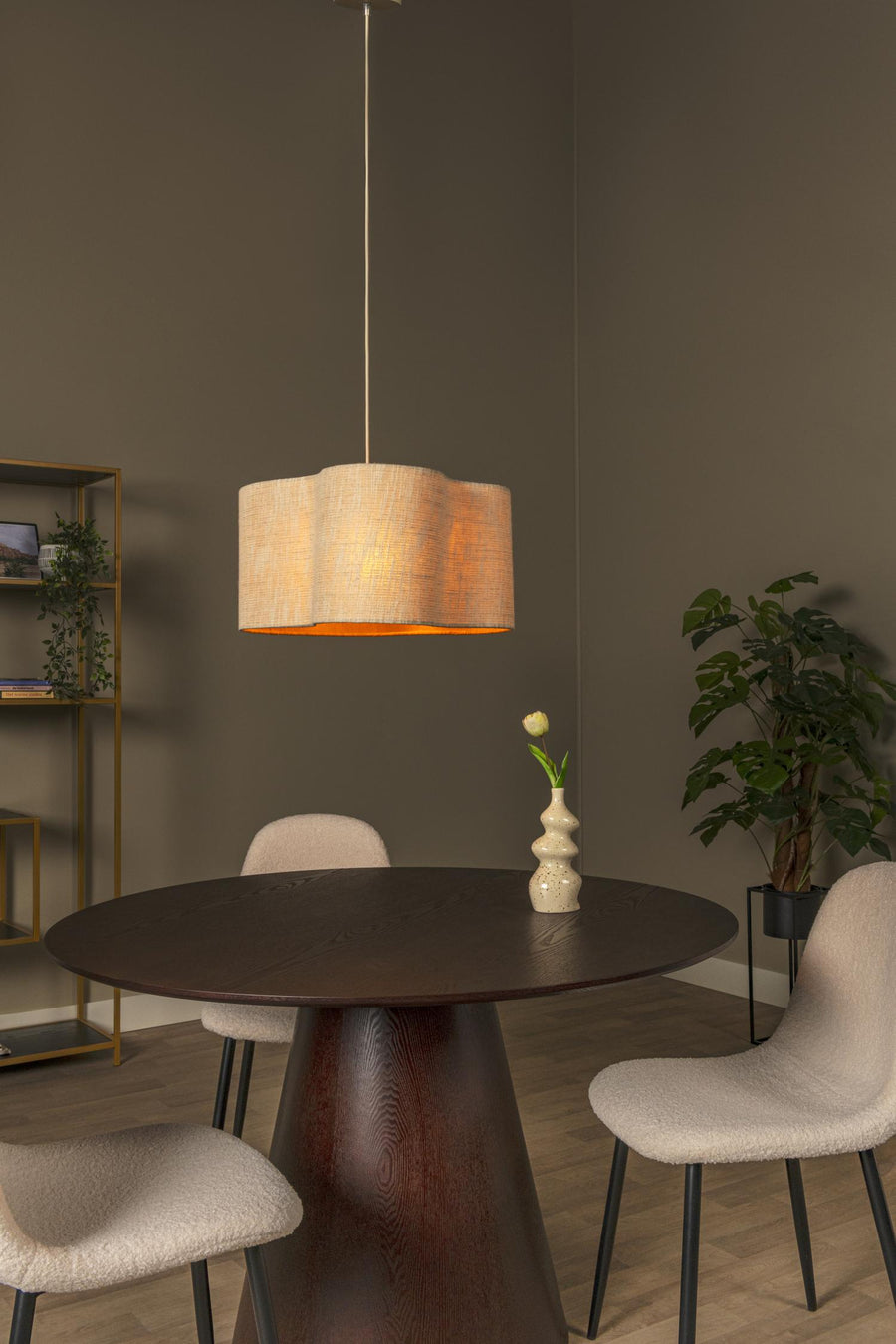 Lucide CHANTAL hanglamp E27, crème