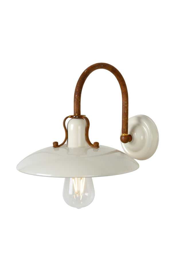 Lucide RÖMER wandlamp E27, crème