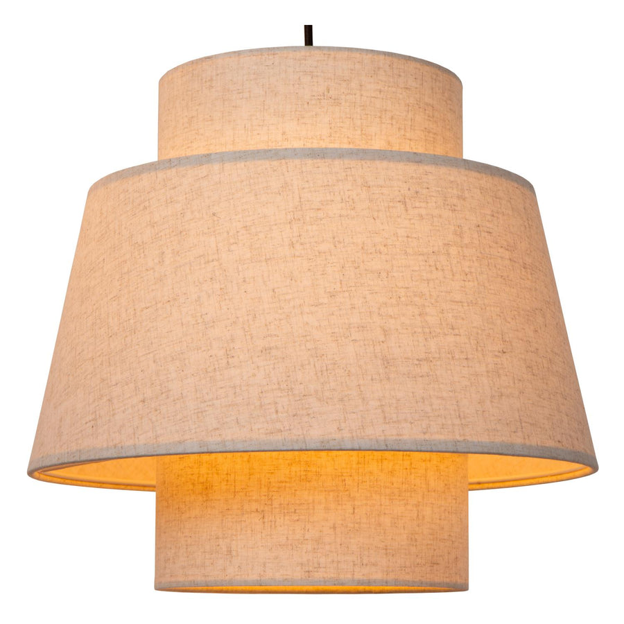 Lucide TRIBUTE hanglamp Ø 76 cm, 3 × E27, crème